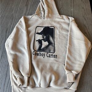 Unofficial Cowboy Carter Beige Hoodie
